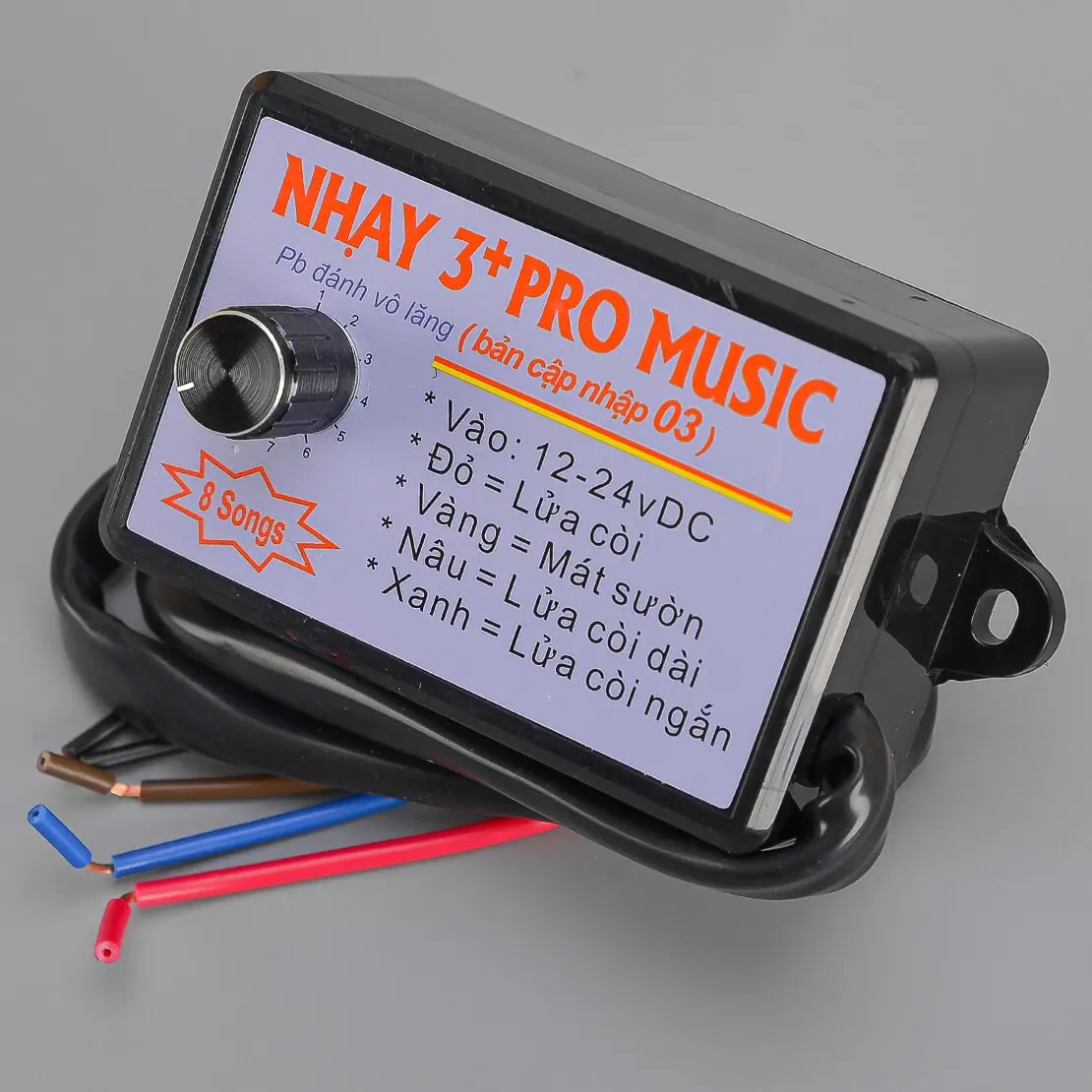 Nhay 3 + Pro Music Rapid Horn Relay Controller 12-24V 8Tones Универсальный для мотоцикла, автомобиля, морской лодки
Nhay 3 + Pro Music Rapid Horn Relay Controller 12-24V 8Tones Универсальный для мотоцикла, автомобиля, морской лодки