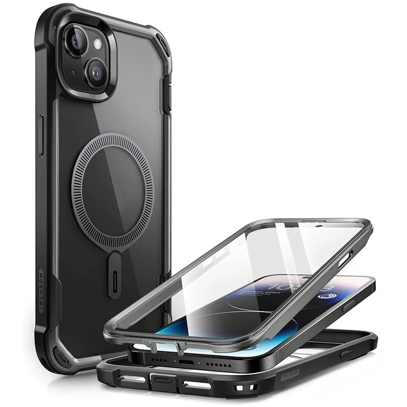For iPhone 15 /For iPhone 14 /For iPhone 13 Case 6.1” (2023) I-BLASON AresMag Full-Body Shockproof Rugged Bumper MagSafe Case
For iPhone 15 /For iPhone 14 /For iPhone 13 Case 6.1” (2023) I-BLASON AresMag Full-Body Shockproof Rugged Bumper MagSafe Case