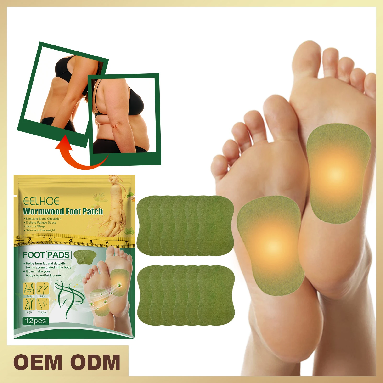 36pcs Foot Patch Wormwood Heel Fatigue Pain Relieving Plaster Relieve Stress Detoxification Help Sleeping Body Detox Foot Patch
36pcs Foot Patch Wormwood Heel Fatigue Pain Relieving Plaster Relieve Stress Detoxification Help Sleeping Body Detox Foot Patch