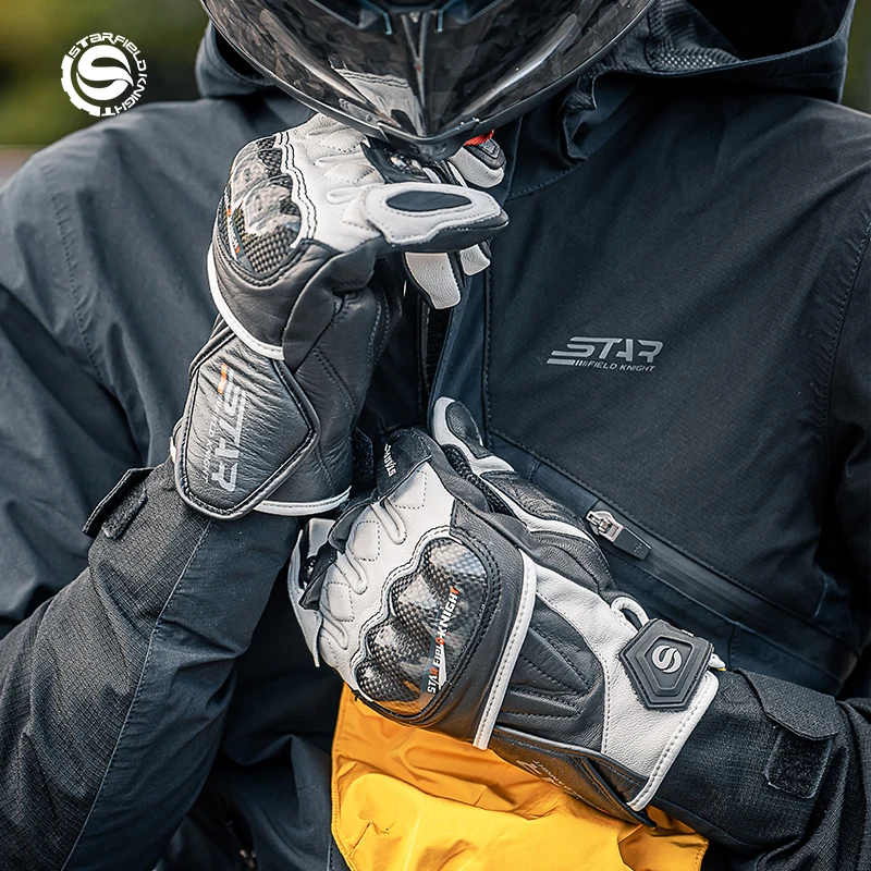 SFK Motorcycle Gloves Goat Skin Leather Full Finger Touch Screen Racing Motorbike Riding Gloves Motocross Accessories Black
SFK Motorcycle Gloves Goat Skin Leather Full Finger Touch Screen Racing Motorbike Riding Gloves Motocross Accessories Black
