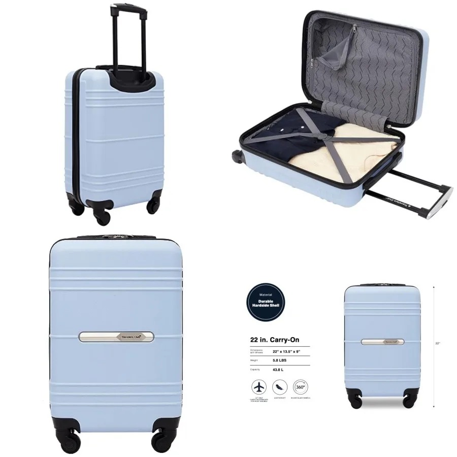22" Richmond Spinner Carry-On Luggage
22" Richmond Spinner Carry-On Luggage