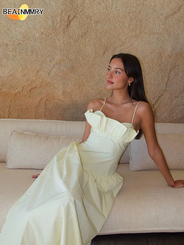 2025 Elegant Yellow Cloud Dresses Women Sexy Backless Off Shoulder Maxi Dress Chic Ladies Loose Beach Partyclub A-line Vestidos
2025 Elegant Yellow Cloud Dresses Women Sexy Backless Off Shoulder Maxi Dress Chic Ladies Loose Beach Partyclub A-line Vestidos