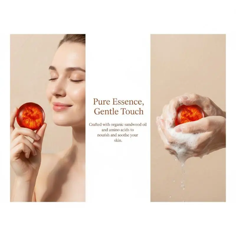 80g Sandalwood Face Cleanser Soap Essential Oil Rich Foaming Facial Wash Brightening Daily Care
80g Sandalwood Face Cleanser Soap Essential Oil Rich Foaming Facial Wash Brightening Daily Care