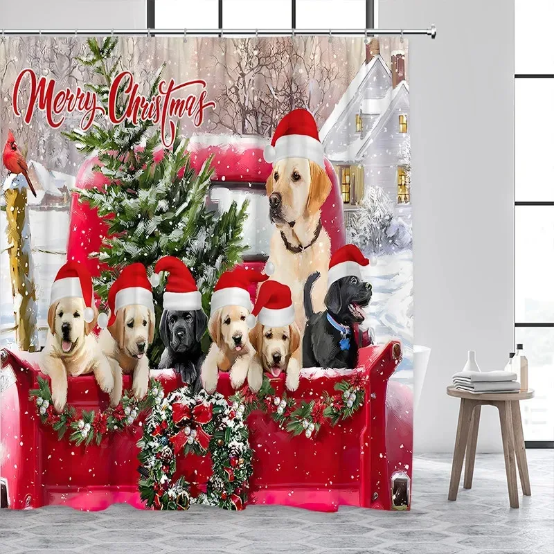 ZHL22Funny Cat Dog Christmas Shower Curtains Red Farm Truck Animals Pet Xmas Tree Winter Forest Landscape Bathroom Curtain D2Ol%
ZHL22Funny Cat Dog Christmas Shower Curtains Red Farm Truck Animals Pet Xmas Tree Winter Forest Landscape Bathroom Curtain D2Ol%