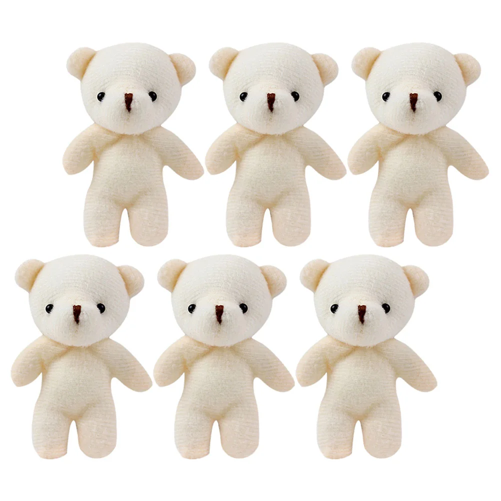 6 Pcs Mini Bear Pendant Keychain Hanging Accessory Animal Decorative Bag Charms Cute Soft Material Detailed Design Lifelike
6 Pcs Mini Bear Pendant Keychain Hanging Accessory Animal Decorative Bag Charms Cute Soft Material Detailed Design Lifelike