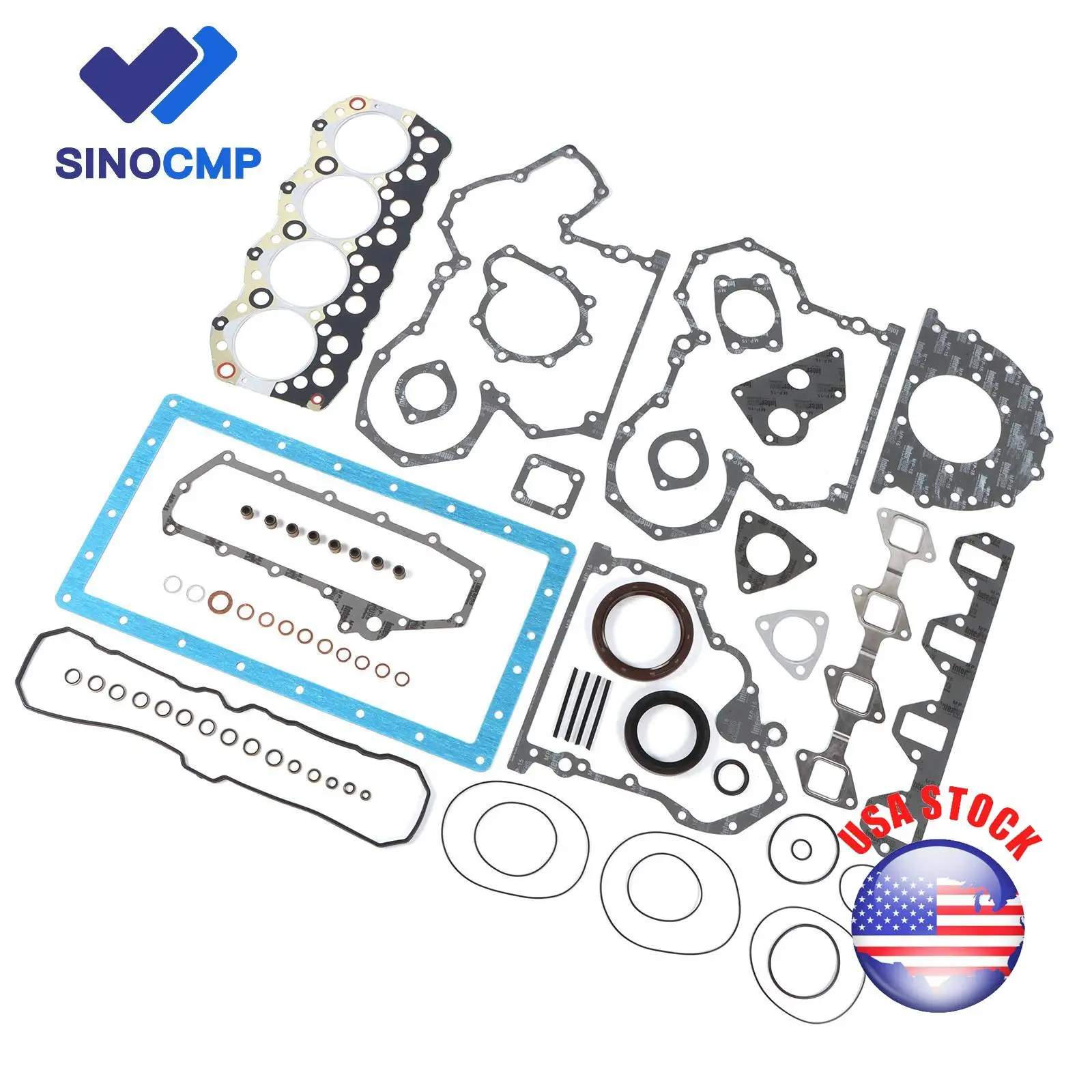 Комплект прокладок двигателя SINOCMP 804C-T для Perkins 246B 252B 267B 277B Мини-погрузчик
Комплект прокладок двигателя SINOCMP 804C-T для Perkins 246B 252B 267B 277B Мини-погрузчик