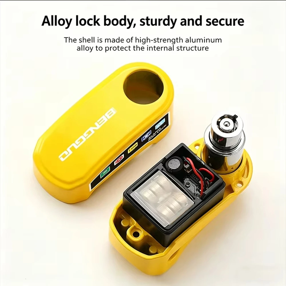 Bicycle Alarm Disc Brake Lock with 2 Key Anti-Theft Motor Padlock Loud Alarming Discs Locks for Scooter Ebike and Bicycles
Bicycle Alarm Disc Brake Lock with 2 Key Anti-Theft Motor Padlock Loud Alarming Discs Locks for Scooter Ebike and Bicycles
