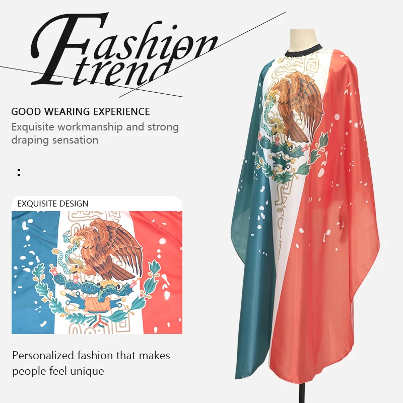Professional Hairdressing Cape Waterproof Hair-Cut Barber Wrap Protect Apron for Salon Use Hair Cutting Gown Wholesale
Professional Hairdressing Cape Waterproof Hair-Cut Barber Wrap Protect Apron for Salon Use Hair Cutting Gown Wholesale