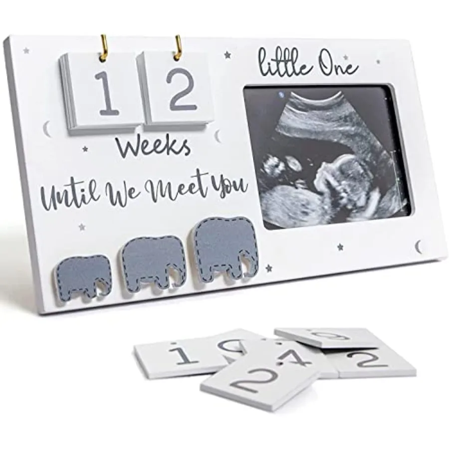 Sonogram Picture Frame Ultrasound Photo Frame with Baby Countdown Weeks Expecting Parents to be Pregnancy Gift Congratulations
Sonogram Picture Frame Ultrasound Photo Frame with Baby Countdown Weeks Expecting Parents to be Pregnancy Gift Congratulations