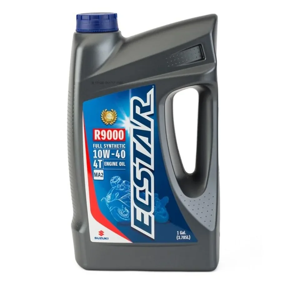 ECSTAR R9000 Full Synthetic 1 Gallon for high-performance motorcycle engines, synthetic base oil, amber color, excellent therma
ECSTAR R9000 Full Synthetic 1 Gallon for high-performance motorcycle engines, synthetic base oil, amber color, excellent therma