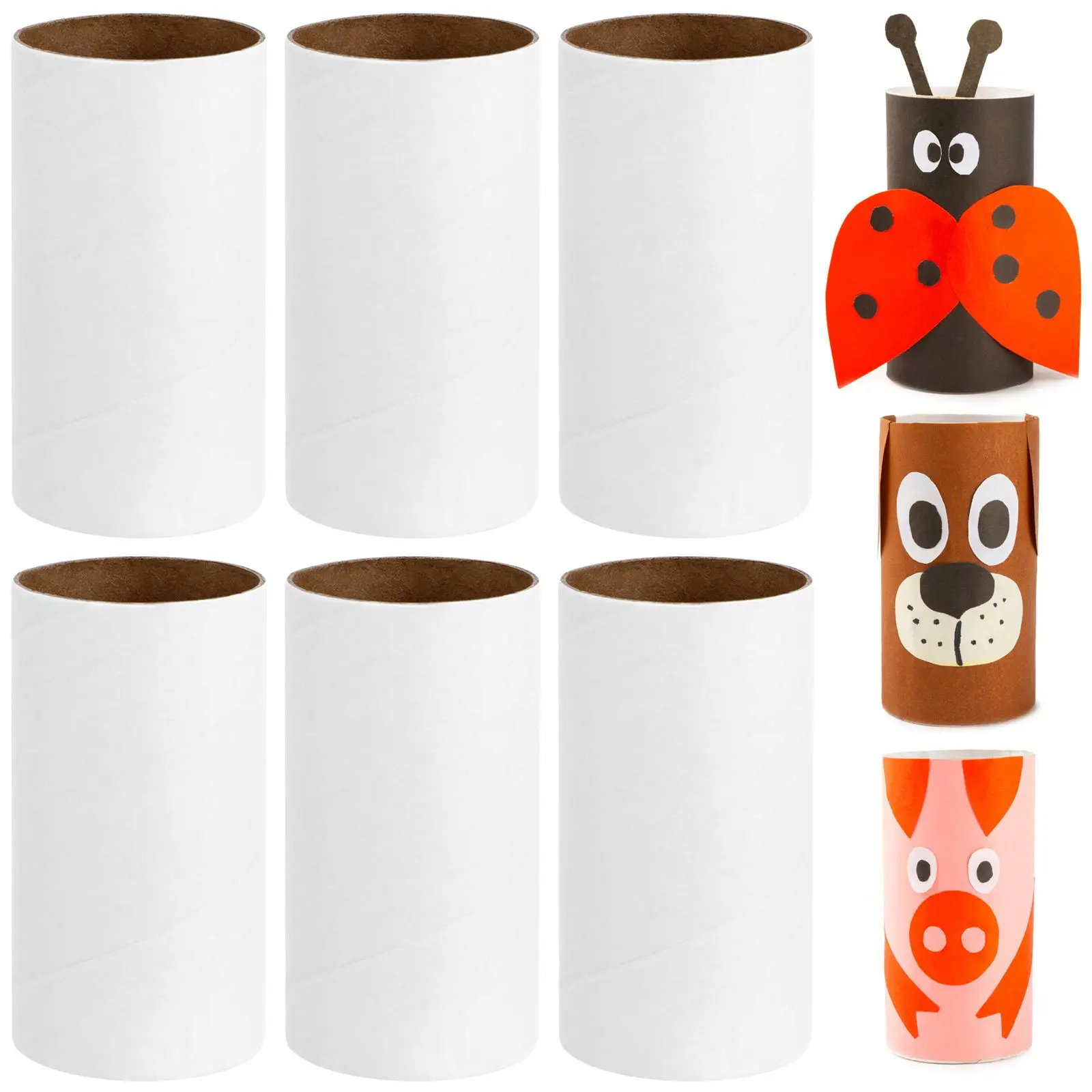 12 Pcs Paper Tubes Graffiti Material Small Cardboard Craft DIY Projects Bulk Supplies Tube Painting Creativity
12 Pcs Paper Tubes Graffiti Material Small Cardboard Craft DIY Projects Bulk Supplies Tube Painting Creativity