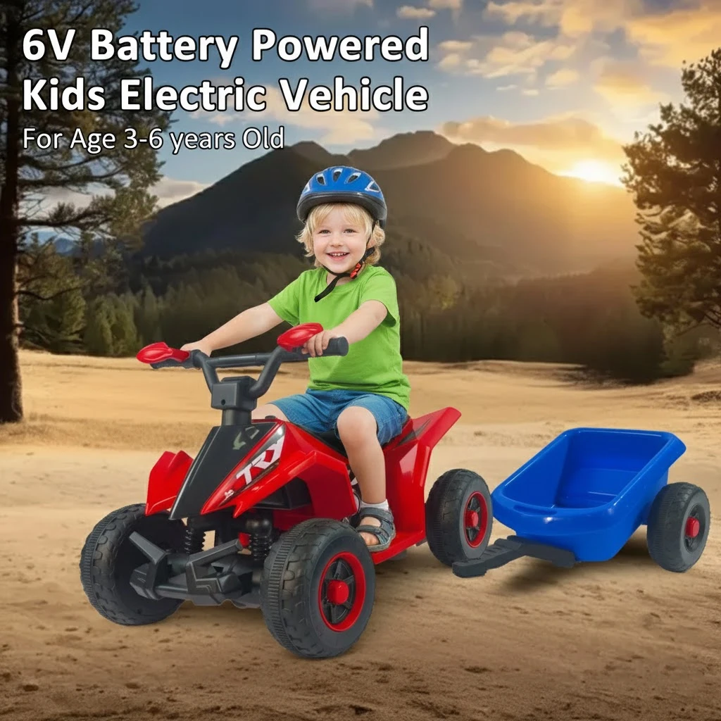 Электрические игрушечные машины для детей от 3 до 6 лет, 6-вольтовый аккумулятор, детский электромобиль, детский квадроцикл с 4 колесами, фарами, MP3 и USB.
Электрические игрушечные машины для детей от 3 до 6 лет, 6-вольтовый аккумулятор, детский электромобиль, детский квадроцикл с 4 колесами, фарами, MP3 и USB.