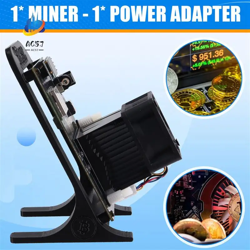 AC57-Bitaxe Gamma 601 Solo Miner 1,2TH/S 18 Вт BM1370 Asic Chip от Antminer S21 Pro Bitcoin BTC Miner с кронштейном
AC57-Bitaxe Gamma 601 Solo Miner 1,2TH/S 18 Вт BM1370 Asic Chip от Antminer S21 Pro Bitcoin BTC Miner с кронштейном
