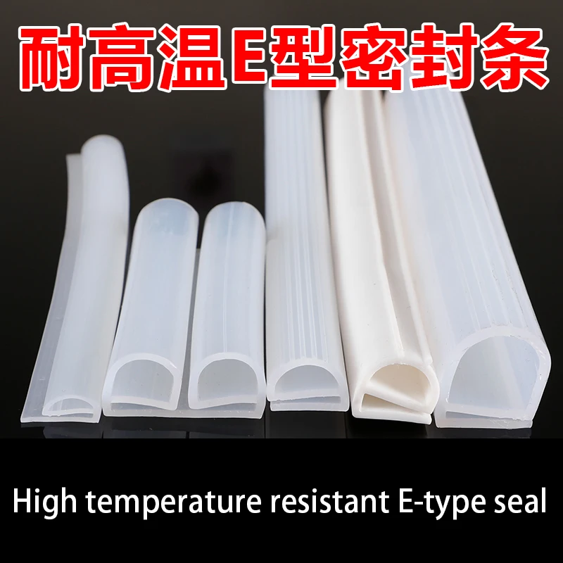 1M E-type Sealing Strip Silicone E-type Steam box Steam Cabinet oven oven high temperature sealing strip
1M E-type Sealing Strip Silicone E-type Steam box Steam Cabinet oven oven high temperature sealing strip