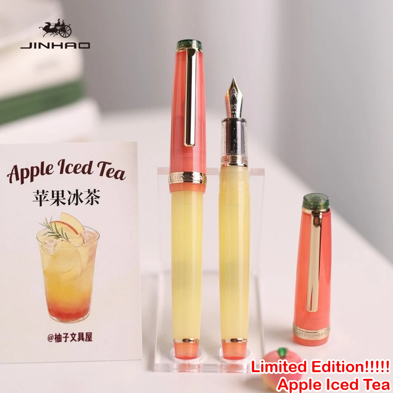 2026 Limited Edition JINHAO 82 Fountain Pen Apple Iced Tea Color EF/F/M Writing Smooth Office School Supplies Stationery
2026 Limited Edition JINHAO 82 Fountain Pen Apple Iced Tea Color EF/F/M Writing Smooth Office School Supplies Stationery