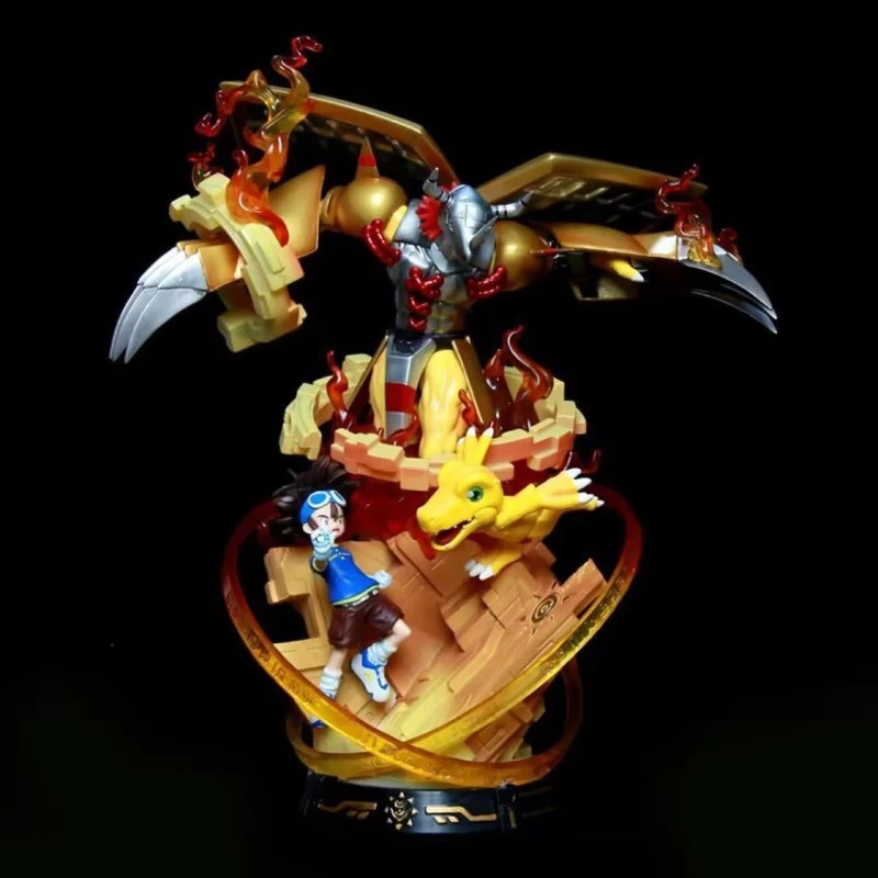32cm Digimon War Greymon Yagami Taichi Luminous Gk Figure Statue Anime Game Peripheral Desktop Decoration Gift For Anime Fans
32cm Digimon War Greymon Yagami Taichi Luminous Gk Figure Statue Anime Game Peripheral Desktop Decoration Gift For Anime Fans