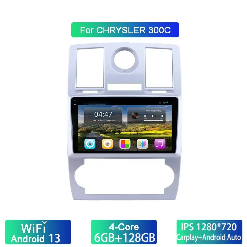 6+128G Android 13 9” Carplay For CHRYSLER 300C Multimedia Car GPS Player Navigation Touch Screen Stereo Radio
6+128G Android 13 9” Carplay For CHRYSLER 300C Multimedia Car GPS Player Navigation Touch Screen Stereo Radio