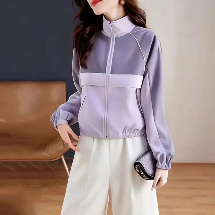 2026 Spring Autumn Korean Contrast Splicing Design Sense Short Women Jacket 2025New Fashion High-End Casual Coat Female Top
2026 Spring Autumn Korean Contrast Splicing Design Sense Short Women Jacket 2025New Fashion High-End Casual Coat Female Top