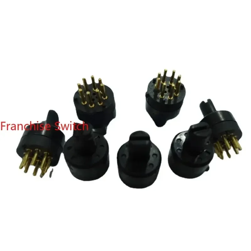 10PCS All Plastic Band 9mm Gold-plated Foot 1-pole 6-speed Rotating Switch
10PCS All Plastic Band 9mm Gold-plated Foot 1-pole 6-speed Rotating Switch