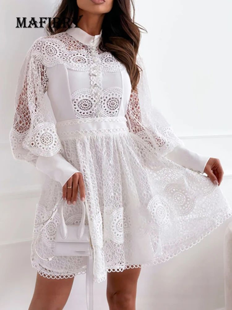 Women Summer Slim Fit Solid Zipper Dress Streetwear Hollow Out Patchwork Lace Mini Dress Female Long Sleeve Casual Party Dresses
Women Summer Slim Fit Solid Zipper Dress Streetwear Hollow Out Patchwork Lace Mini Dress Female Long Sleeve Casual Party Dresses
