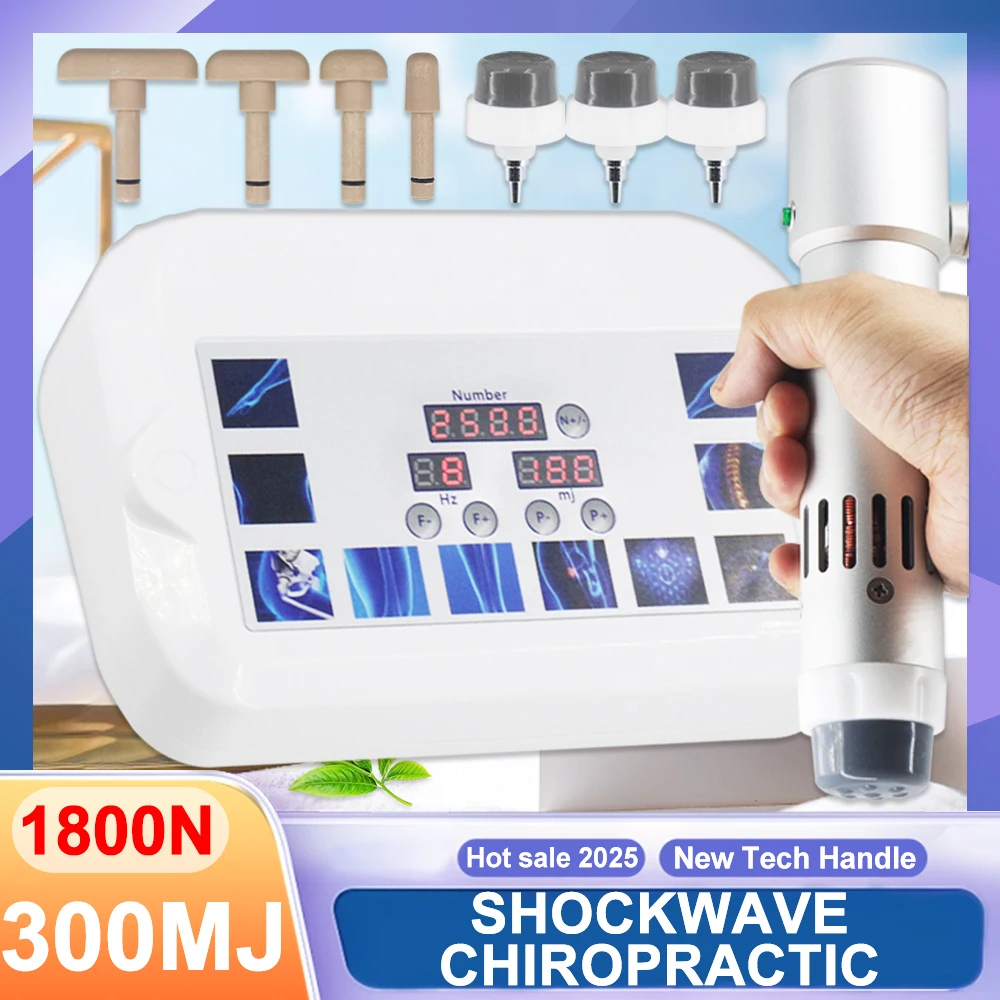 Professional Shockwave Therapy Machine 300MJ For ED Treatment And Relief Body Pain 1800N Chiropractic Gun New 2 IN 1 Massager
Professional Shockwave Therapy Machine 300MJ For ED Treatment And Relief Body Pain 1800N Chiropractic Gun New 2 IN 1 Massager
