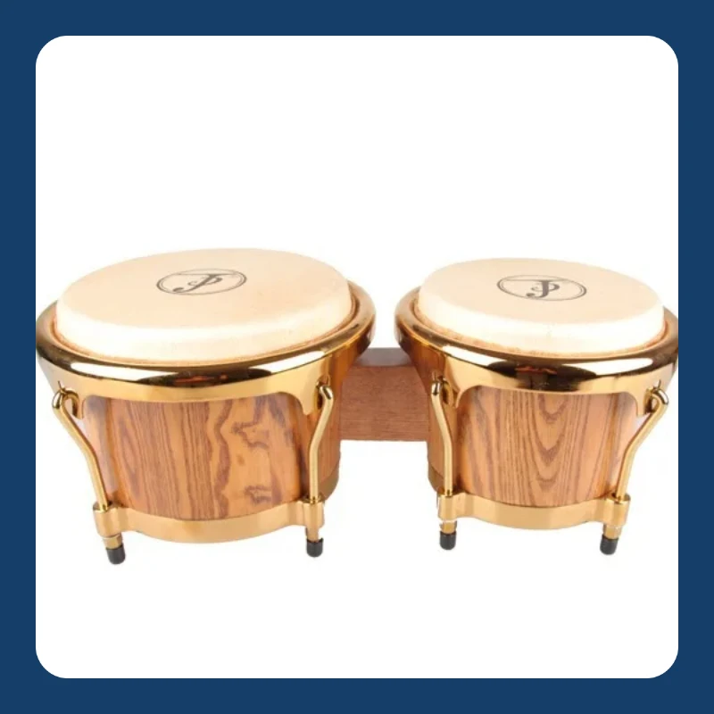 Bongo Drums Latin Tambourine Orff Children Play Teaching Percussion Instruments7.5 "+8.5"Curved Willow Selected Buffalo Leather
Bongo Drums Latin Tambourine Orff Children Play Teaching Percussion Instruments7.5 "+8.5"Curved Willow Selected Buffalo Leather