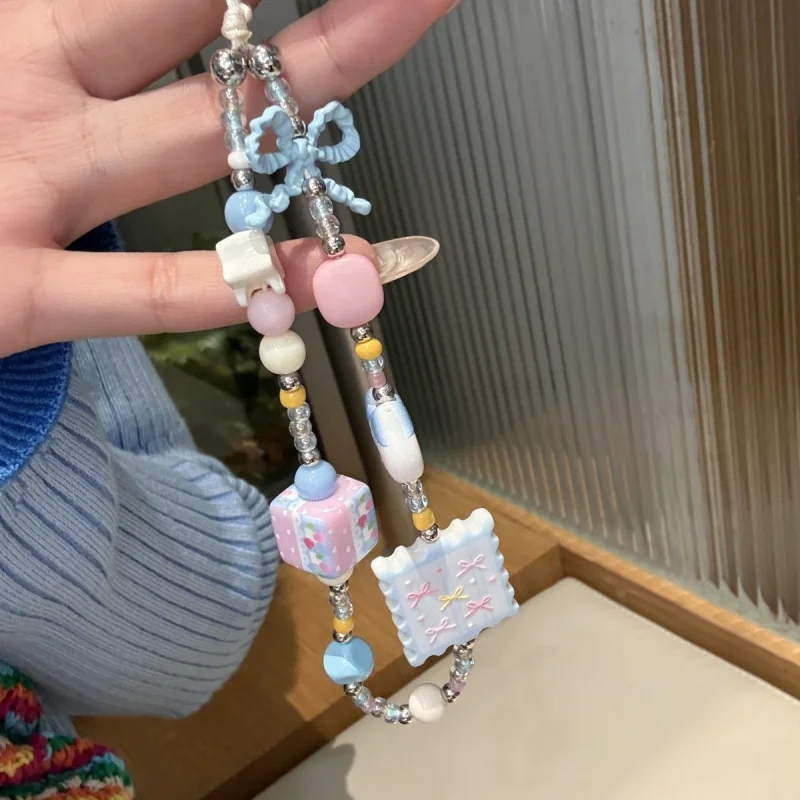 Cute Chiikawa Hachiware Collectible Phone Charm Kawaii Beaded Strap With Cookie Gift Pendant Perfect Birthday Gift For Fans
Cute Chiikawa Hachiware Collectible Phone Charm Kawaii Beaded Strap With Cookie Gift Pendant Perfect Birthday Gift For Fans