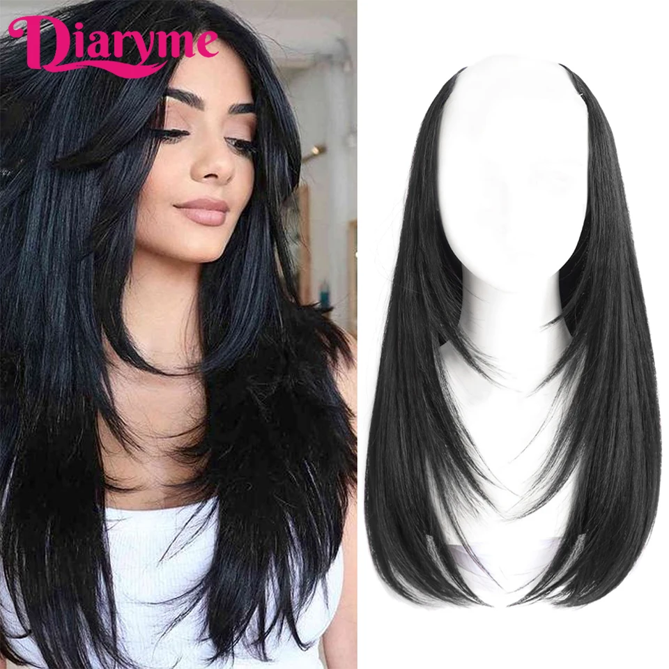 V-shaped Clip In Hair Extensions Synthetic Wig Long Wavy Invisible Hair Piece Clip on Fake Hair Toupee Natural Wig For Women
V-shaped Clip In Hair Extensions Synthetic Wig Long Wavy Invisible Hair Piece Clip on Fake Hair Toupee Natural Wig For Women