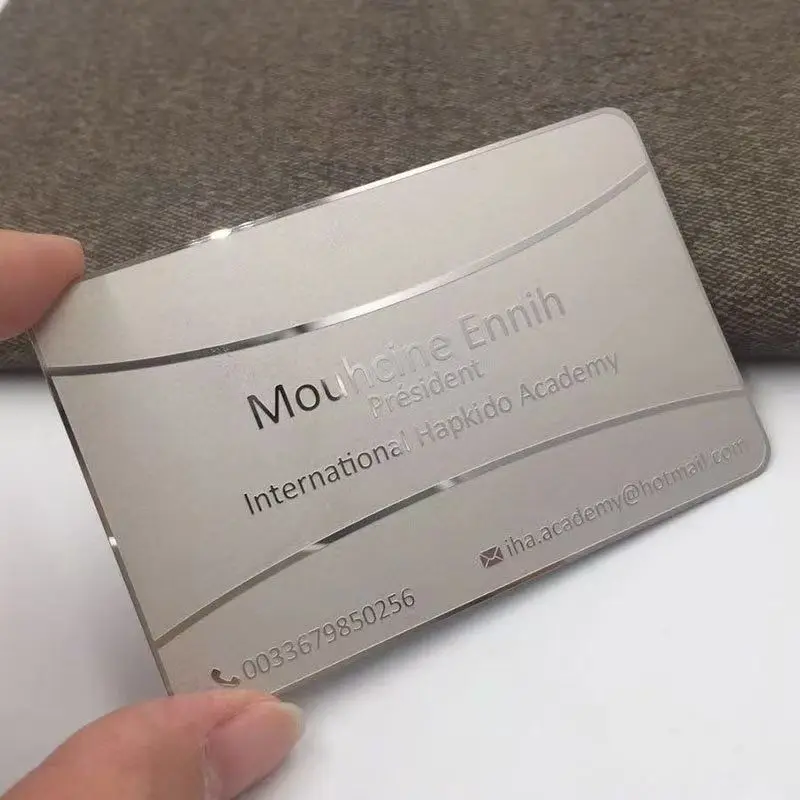 Customized 2025 New Product Personalized Styling Design Black Metal VIP Business Card, Luxury Stainless Steel Card
Customized 2025 New Product Personalized Styling Design Black Metal VIP Business Card, Luxury Stainless Steel Card