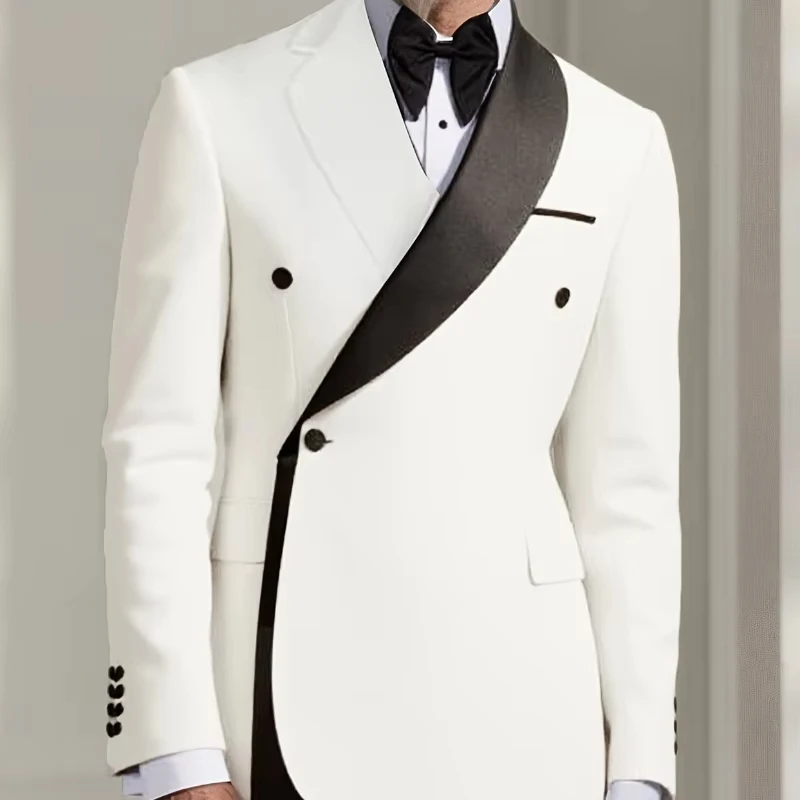 1 Piece Luxury Men's Slim Fit Blazer Tailcoat White Wedding Business Ball Gift For Husband
1 Piece Luxury Men's Slim Fit Blazer Tailcoat White Wedding Business Ball Gift For Husband