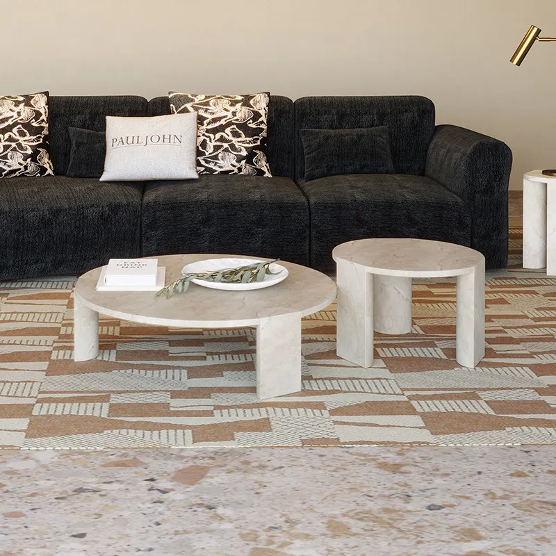 #% Luxurious Quality Coffee Table Round Travertine Top Natural High-end Living Room Furniture SG129
#% Luxurious Quality Coffee Table Round Travertine Top Natural High-end Living Room Furniture SG129