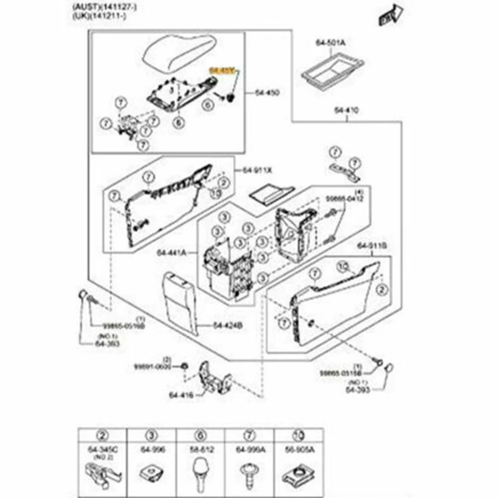 Useful Brand New High Quality Replacement Center Console Lid Lock 1pcs ABS Plastic Accessory Truck Fit For Mazda
Useful Brand New High Quality Replacement Center Console Lid Lock 1pcs ABS Plastic Accessory Truck Fit For Mazda