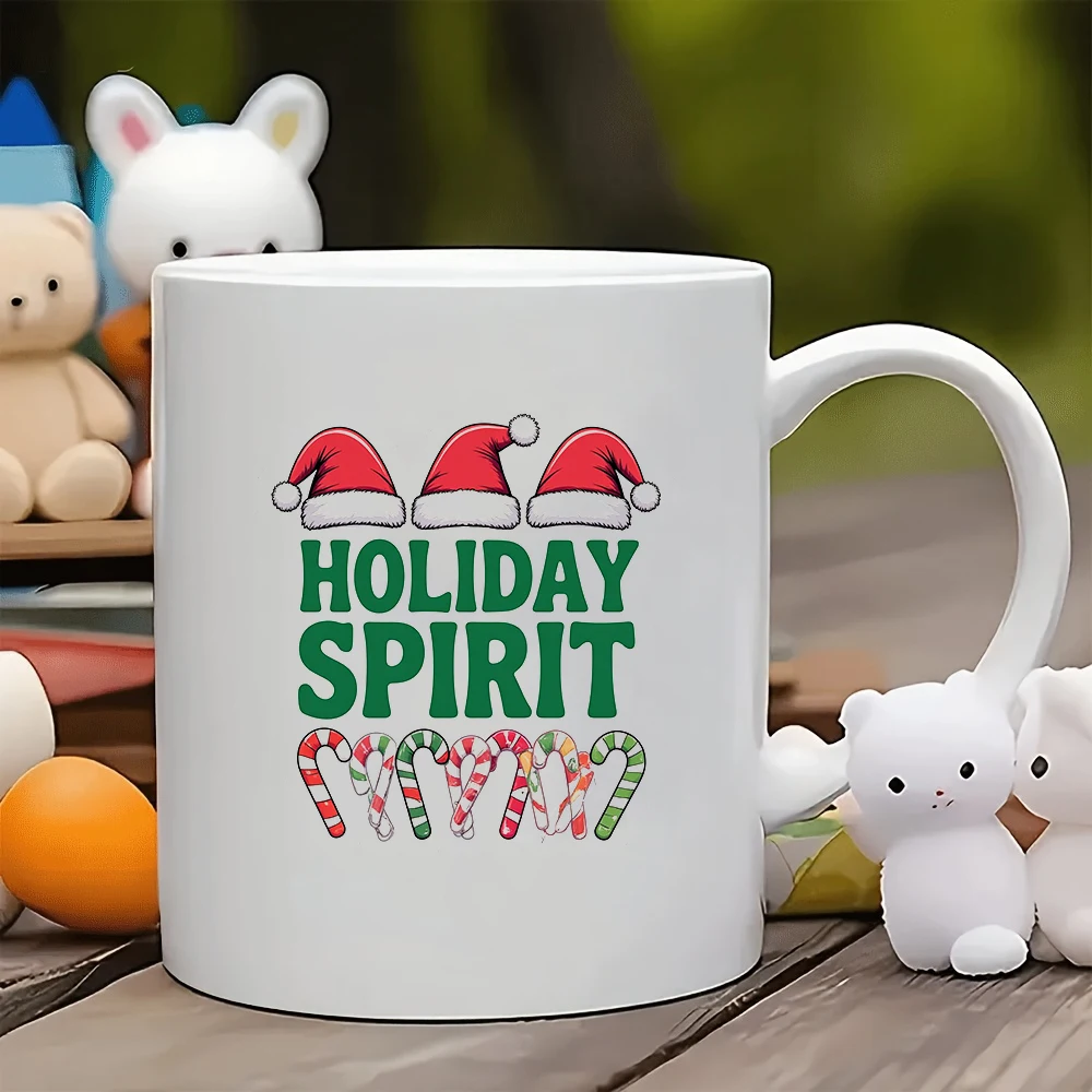 11oz Cup + Cartoon Santa Hat Candy Cane Cup Holiday Spirit Christmas Gift Kids Water Cup Home Office Coffee Cup
11oz Cup + Cartoon Santa Hat Candy Cane Cup Holiday Spirit Christmas Gift Kids Water Cup Home Office Coffee Cup