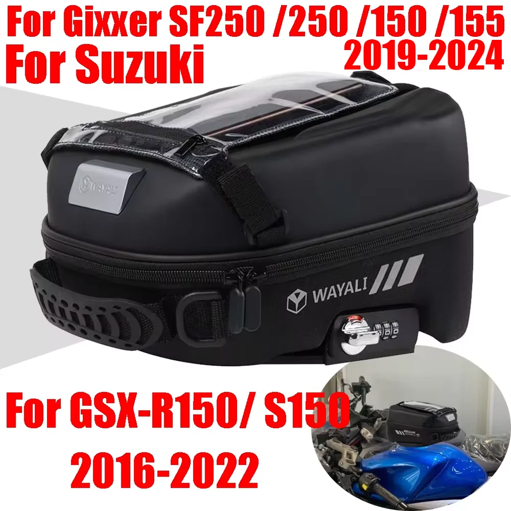 For SUZUKI GSX-R150 S150 GSXR150 GSXS GSXR GSX-R 150 Gixxer SF250 250 150 155 Accessories Tank Bag Luggage Tanklock Storage Bags
For SUZUKI GSX-R150 S150 GSXR150 GSXS GSXR GSX-R 150 Gixxer SF250 250 150 155 Accessories Tank Bag Luggage Tanklock Storage Bags