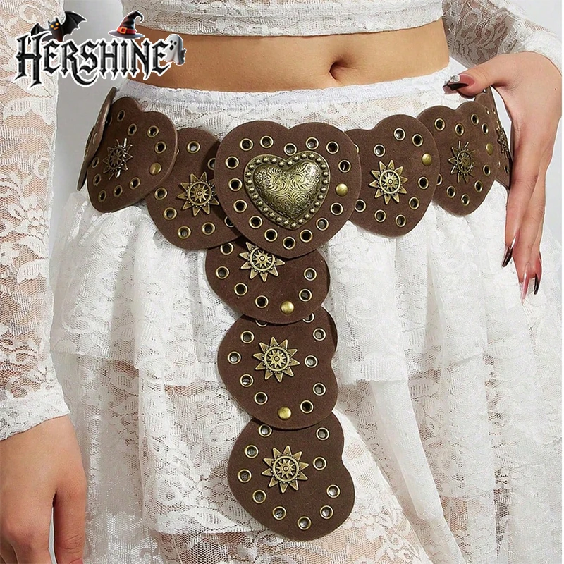 HERSHINE цельный женский коричневый винтажный бархатный пояс в форме сердца, аксессуар в богемном стиле для джинсов и платьев, весна, лето
HERSHINE цельный женский коричневый винтажный бархатный пояс в форме сердца, аксессуар в богемном стиле для джинсов и платьев, весна, лето