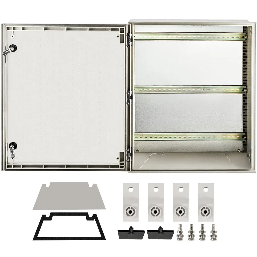 NEMA Steel Enclosure 24 x 20 x 9'' NEMA 4X Fiberglass Electrical Box IP66 Waterproof and Dustproof Outdoor Indoor Electrical
NEMA Steel Enclosure 24 x 20 x 9'' NEMA 4X Fiberglass Electrical Box IP66 Waterproof and Dustproof Outdoor Indoor Electrical