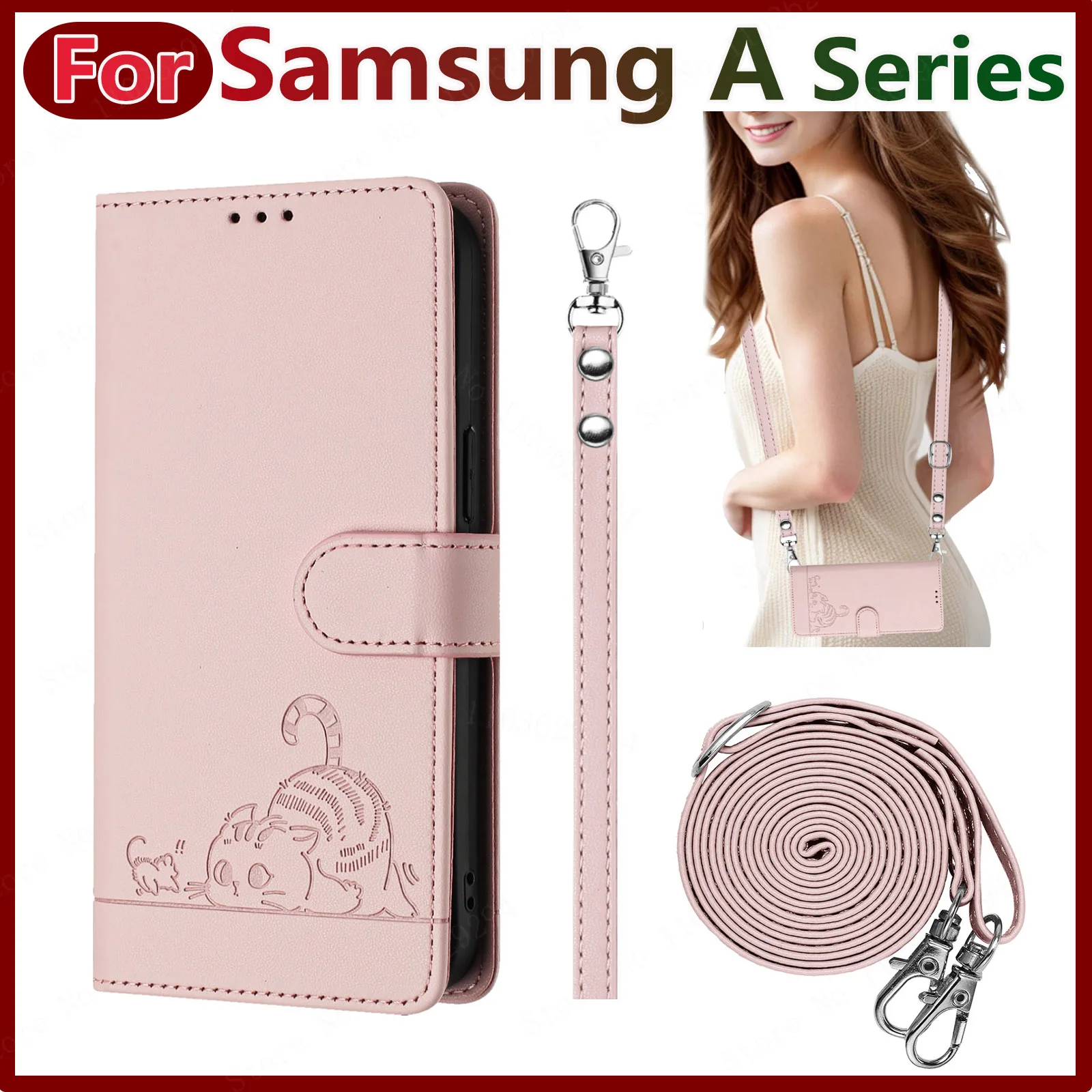 Suitable for Samsung Galaxy A04 A05 A03 A02 A01 A7 A8 2018 A750 A520 phone case Luxury leather Card holder Wallet Mobile cover
Suitable for Samsung Galaxy A04 A05 A03 A02 A01 A7 A8 2018 A750 A520 phone case Luxury leather Card holder Wallet Mobile cover