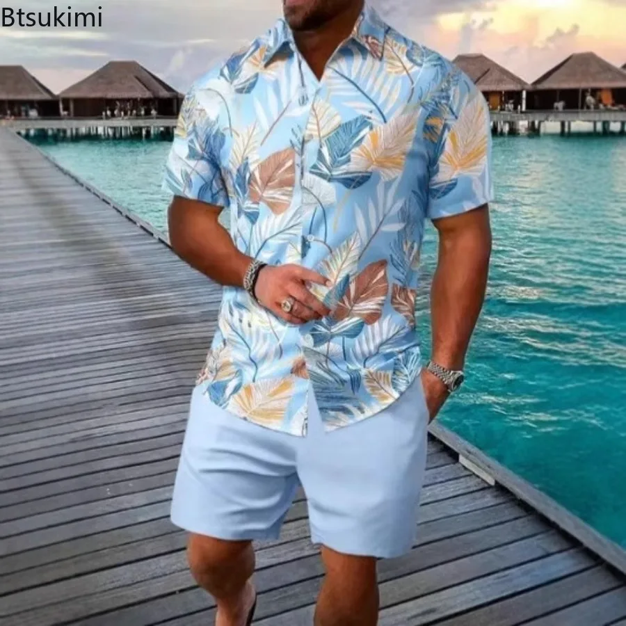 Summer Men's 3D Printed Shirt Shorts Set Casual Loose and Comfortable Two-piece Street Wear New Male Vacation Beach Travel Set
Summer Men's 3D Printed Shirt Shorts Set Casual Loose and Comfortable Two-piece Street Wear New Male Vacation Beach Travel Set