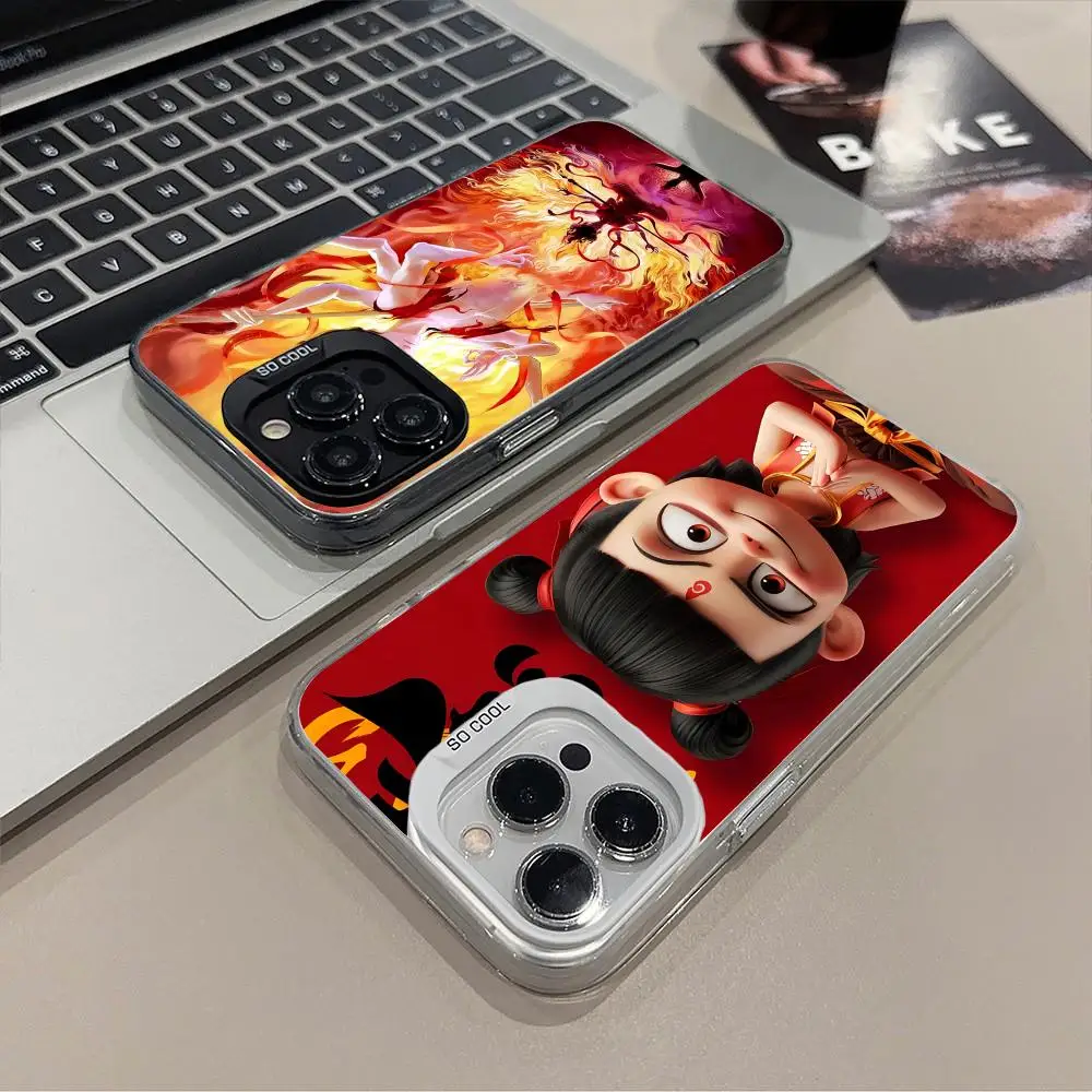 Cute Nezha Mobile Phone Case for iPhone 17 16 15 14 13 12 11 X XR XS 8 7 Air Pro Max Plus Translucent Colorful Cover Pretty
Cute Nezha Mobile Phone Case for iPhone 17 16 15 14 13 12 11 X XR XS 8 7 Air Pro Max Plus Translucent Colorful Cover Pretty