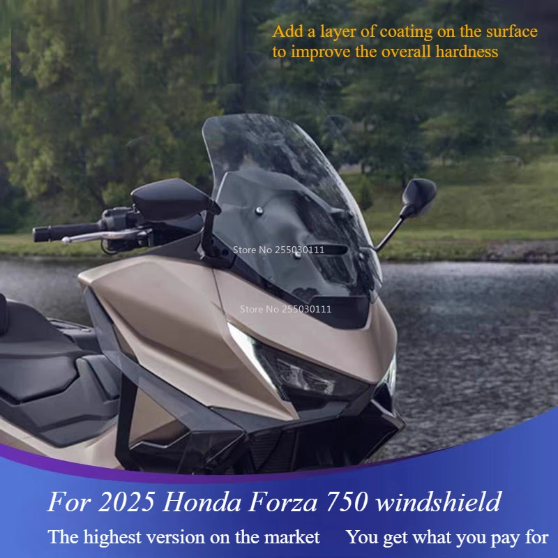 For 2025 Honda Forza 750 NSS750 windshield modification with high windshield NSS750 windshield and rain shield
For 2025 Honda Forza 750 NSS750 windshield modification with high windshield NSS750 windshield and rain shield