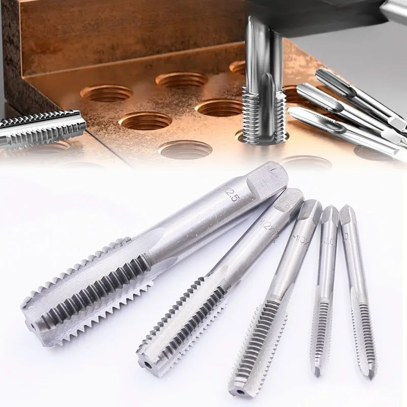 High Speed Steel Thread Tap Set M3-M24 Straight Fluted Hand Taps for DIY Woodworking Machinery
High Speed Steel Thread Tap Set M3-M24 Straight Fluted Hand Taps for DIY Woodworking Machinery