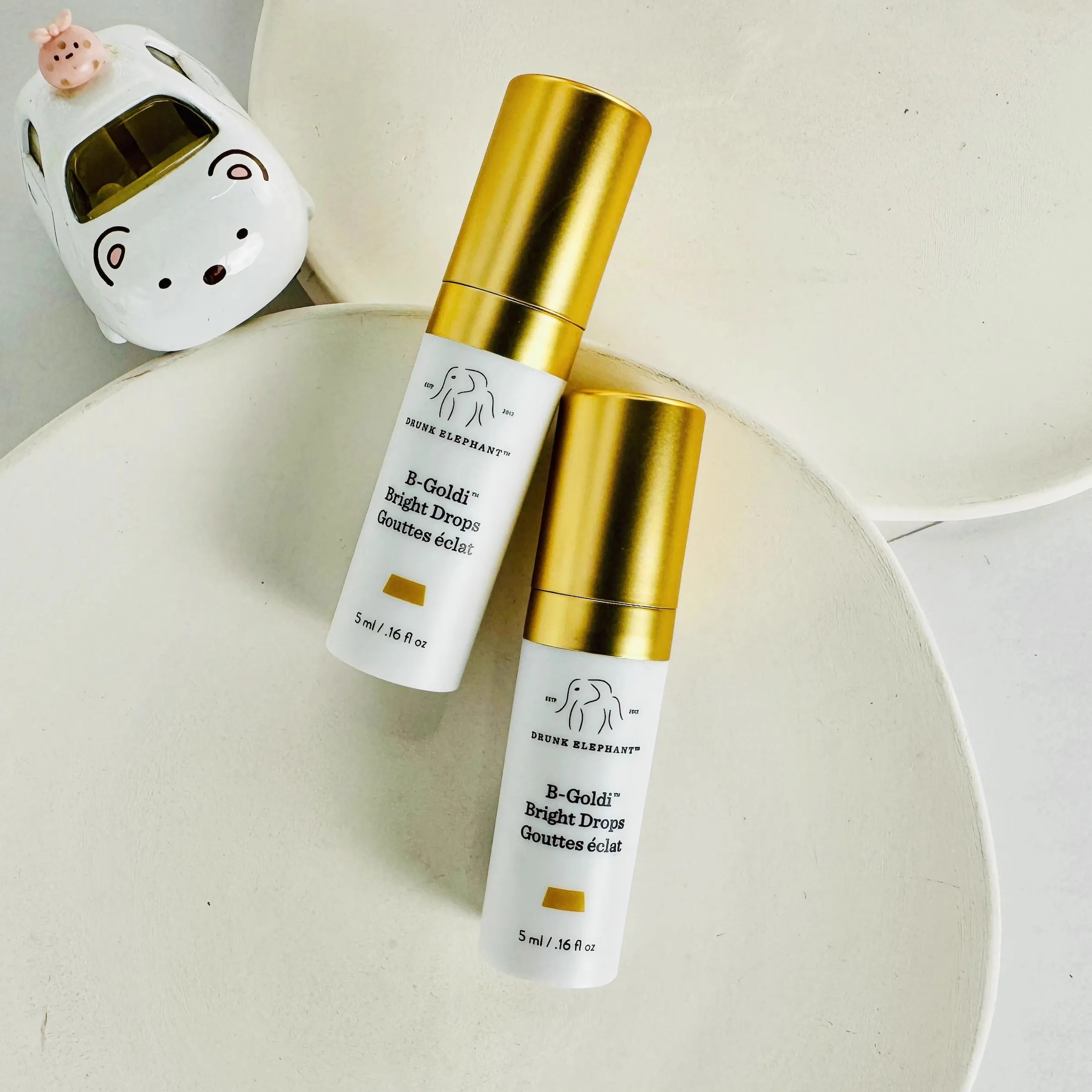 5ml Facial Liquid Cream B-Gold Bright Drop Niacinamide Brightening Spot Correcting Serum DRUNK ELEPHANT 
5ml Facial Liquid Cream B-Gold Bright Drop Niacinamide Brightening Spot Correcting Serum DRUNK ELEPHANT