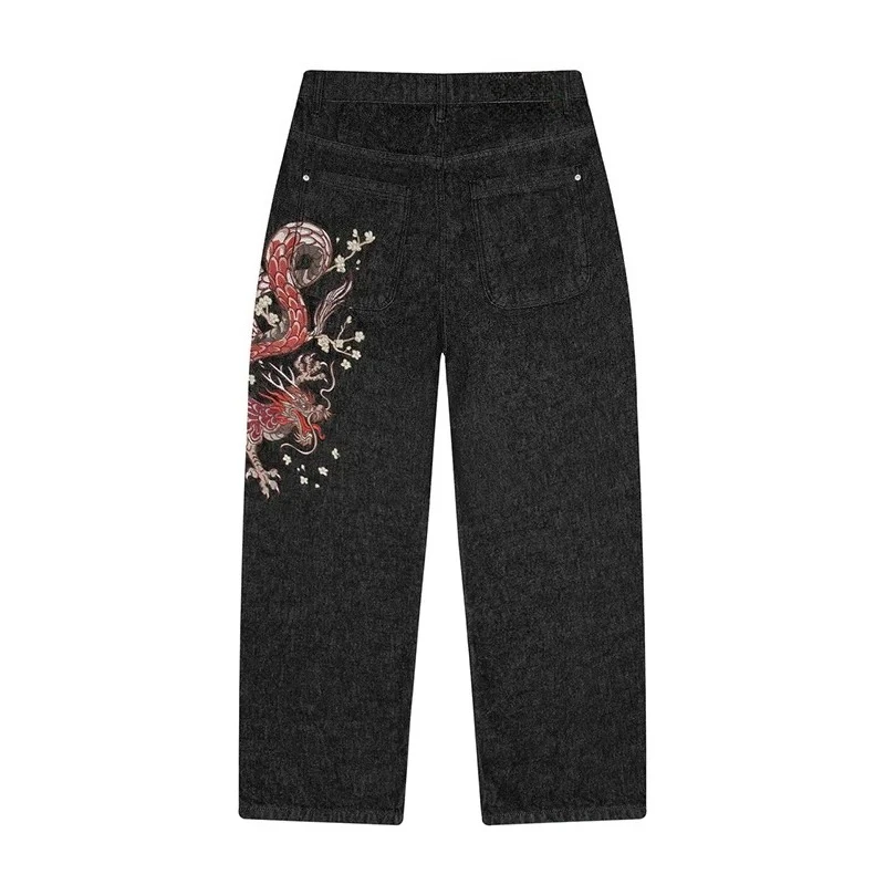 Y2K потертые потертые джинсы с рисунком сливы и вышивкой, повседневные свободные широкие джинсы для мужчин и женщин, модная тенденция, уличная одежда
Y2K потертые потертые джинсы с рисунком сливы и вышивкой, повседневные свободные широкие джинсы для мужчин и женщин, модная тенденция, уличная одежда