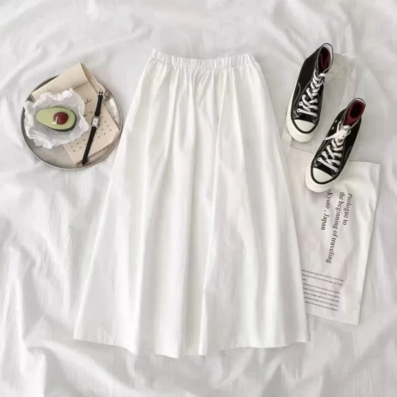 Small Skirt Chiffon A-line Skirt Literary White Mid-length Solid Color Niche Women's Summer Large Size Slim
Small Skirt Chiffon A-line Skirt Literary White Mid-length Solid Color Niche Women's Summer Large Size Slim