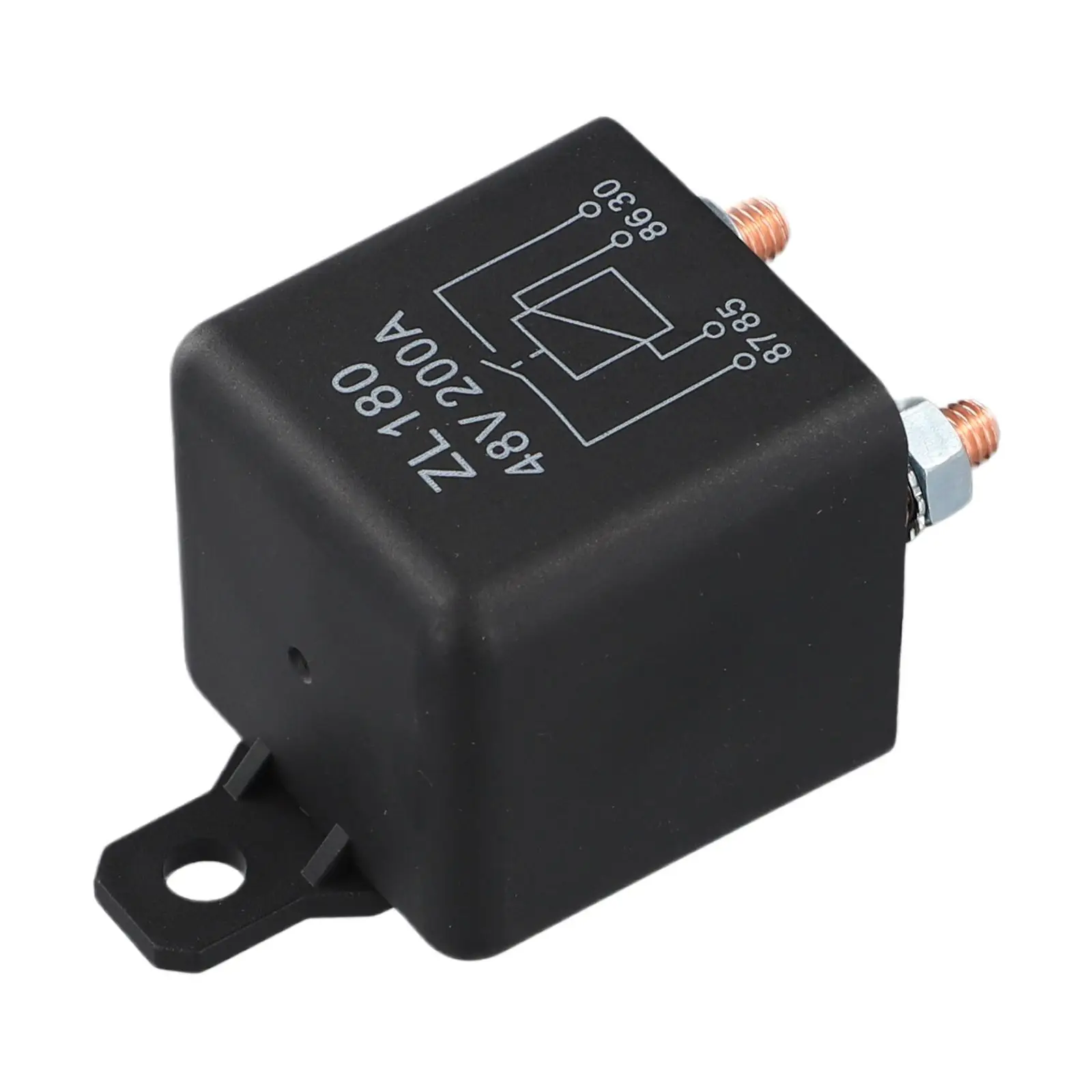 Car Starter Relay, Heavy Duty SPST 4pin, 200A AMP, DC 48V, Long Mechanical Life, Suitable for Various Applications
Car Starter Relay, Heavy Duty SPST 4pin, 200A AMP, DC 48V, Long Mechanical Life, Suitable for Various Applications