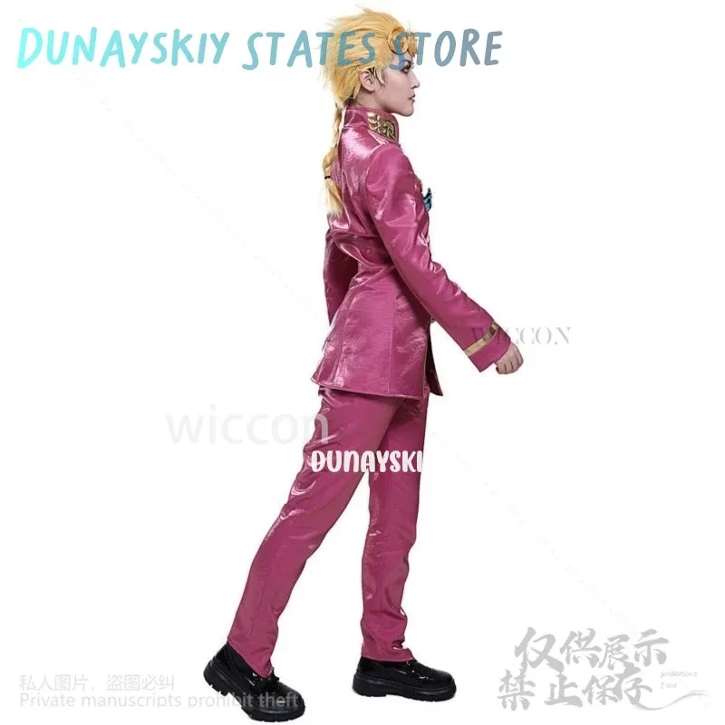 Cosa da JO Cosplay Anime Golden Wind Costume Giorno Giovanna Sexy Bra Underwear Pink Uniform Top Pants Wigs Props Halloween Cos
Cosa da JO Cosplay Anime Golden Wind Costume Giorno Giovanna Sexy Bra Underwear Pink Uniform Top Pants Wigs Props Halloween Cos
