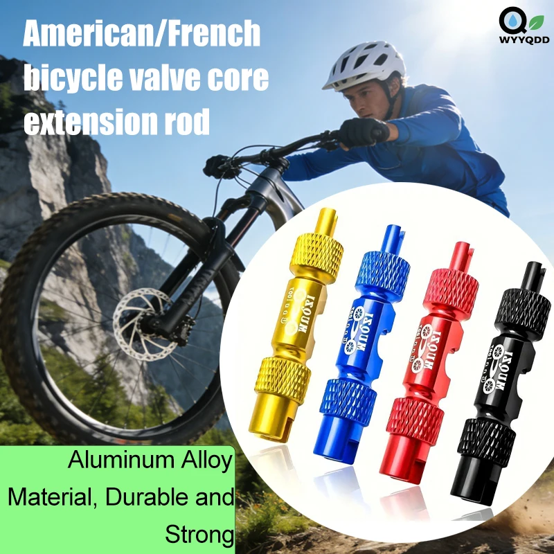 Bicycle Multi-Functional Aluminum Alloy Valve Core, American and French Style Valve Tube Tire Lightweight Extension Rod
Bicycle Multi-Functional Aluminum Alloy Valve Core, American and French Style Valve Tube Tire Lightweight Extension Rod