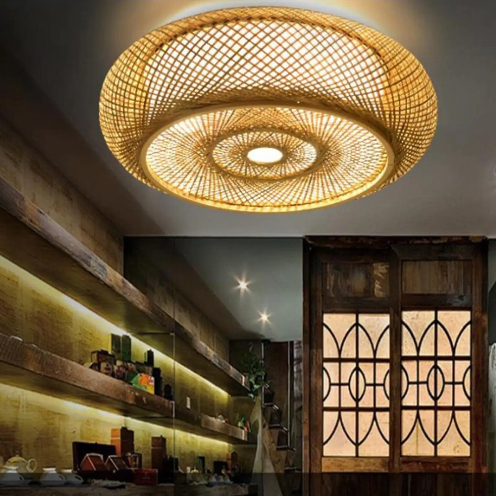 Nordic Style Minimalist Rattan Retro Lampshade Bedroom Living Room Ceiling Light Shades Cover
Nordic Style Minimalist Rattan Retro Lampshade Bedroom Living Room Ceiling Light Shades Cover