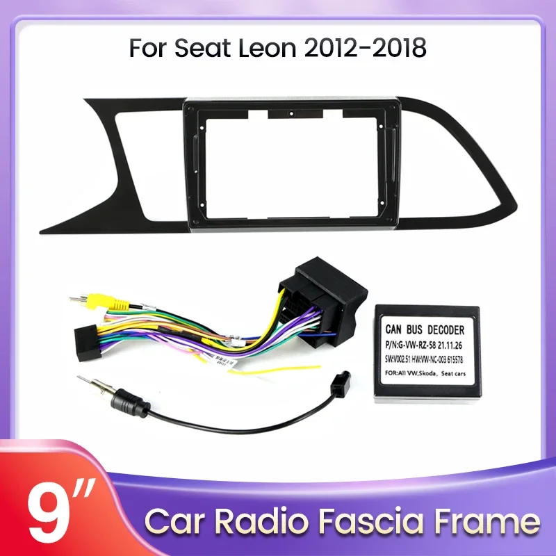 9 Inch Car Frame Adapter Cable for Seat Leon 3 2012-2020 Dash Board Audio Face Plate Panel Cover 2 Din Fascia Power Cord Canbus
9 Inch Car Frame Adapter Cable for Seat Leon 3 2012-2020 Dash Board Audio Face Plate Panel Cover 2 Din Fascia Power Cord Canbus