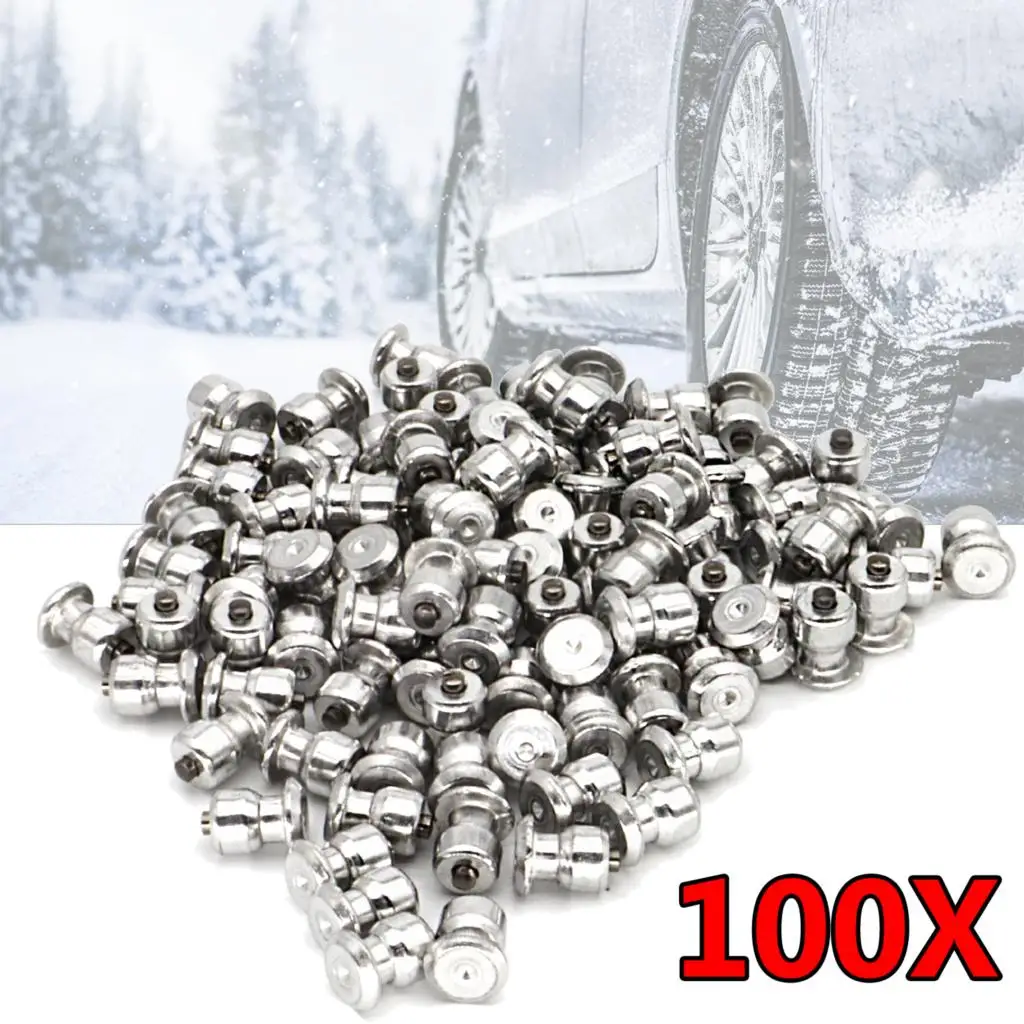100x Universal Car Snow Tire Studs Spikes Wear-resistant Anti-slip Nails For Shoes SUV Truck Motorcycles Tire Bikes Winter Studs
100x Universal Car Snow Tire Studs Spikes Wear-resistant Anti-slip Nails For Shoes SUV Truck Motorcycles Tire Bikes Winter Studs